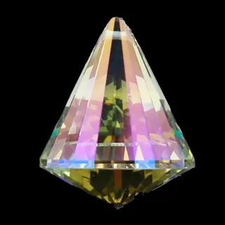 Dekorativní Feng Shui krystal - kužel, 4,2 x 5,3cm