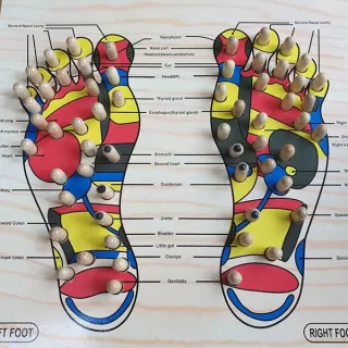 Akupresurní podložka na masáž chodidel